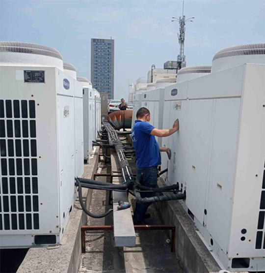 巴南中央空调制热和不制冷系统维修方法